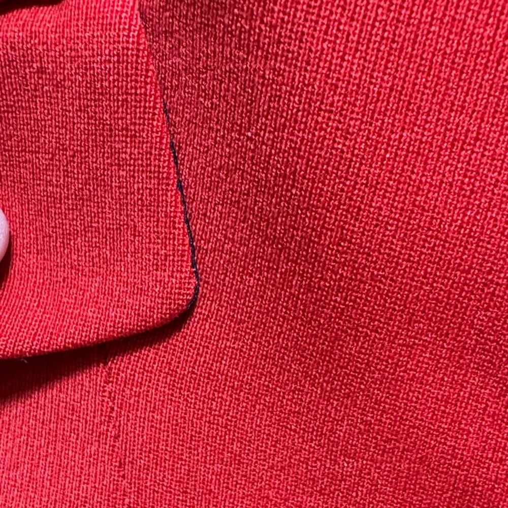 Escada Scarlet Blazer with Midnight Collar - Picture 9 of 16